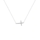 Colar Mini Cruz Cravejada