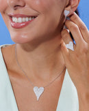 Colar Coração Shine - Prata 925