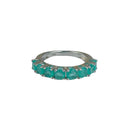 ANEL PRATA 925 MEIA ALIANÇA FUSION