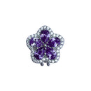 PINGENTE PRATA 925 CHARM FLOR PEDRA