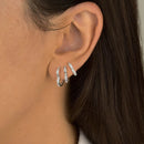 Trio Brinco Argola Coração