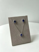 Conjunto Oval Iza Tanzanita