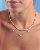 Colar Corações Mih - Prata 925