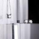 Conjunto Ponto de luz prata 925