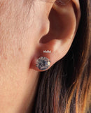 Brinco Básico em Prata 925 - Elegância Ponto de luz para Todas as Ocasiões