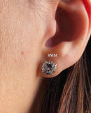 Brinco Básico em Prata 925 - Elegância Ponto de luz para Todas as Ocasiões