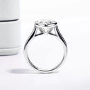 Solitário Coração Moissanite