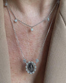 Colar Nossa Senhora das Graças em Prata 925 - Fé e Elegância