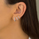 Trio Argola Cravejado