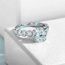 Anel Carmine Moissanite