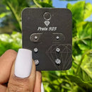 Trio Ponto Luz Redondo de Prata