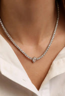 Colar Riviera Emma - Zircônia Branca