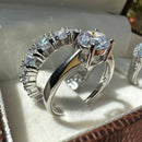 Aliança Inteira Prata 925