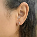 Trio de Prata Cravejado Uma Fileira