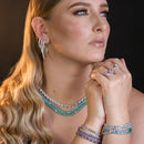 Colar Riviera Turquesa Prata 925