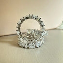 Aliança corações - Prata 925