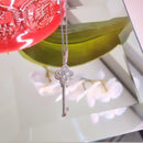 Colar Chave Água Marinha