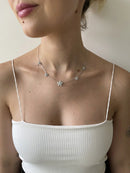 Gargantilha Flores Micro Cravação