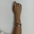 BRACELETE PRATA 925 PONTEIRAS PONTO DE LUZ