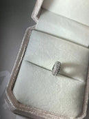 Pingente Separador / P Riviera com Zircônia Cristal em Prata 925 Banho de Ródio Branco