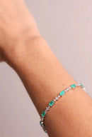 Pulseira Riviera Micaela - Esmeralda Colombiana