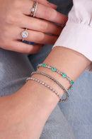 Pulseira Riviera Micaela - Esmeralda Colombiana