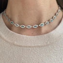 Colar Choker Olho Grego