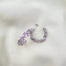 Brinco Coração Rosa